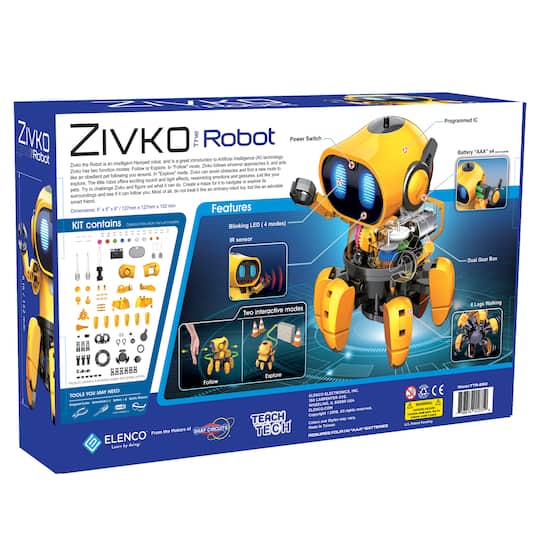 Elenco® TEACH TECH™ Zivko the Robot Kit